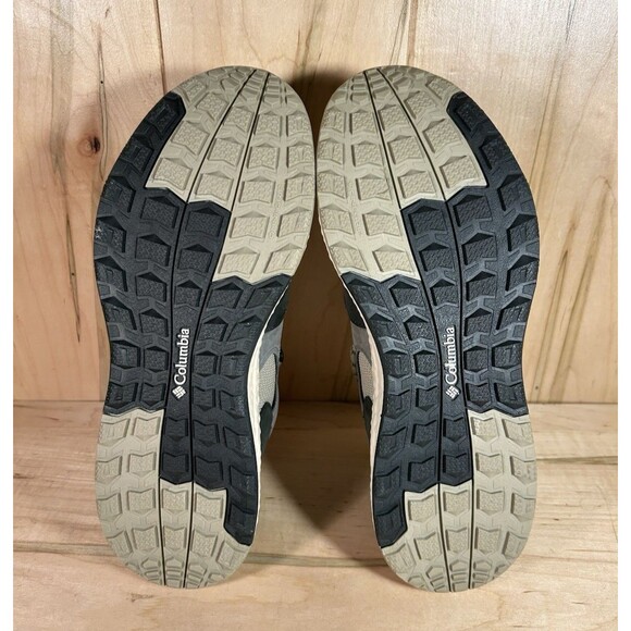 Columbia SH/FT Outdry Mid Shoe Size 7 Mens Tan Gray Black Knit - Picture 6 of 7